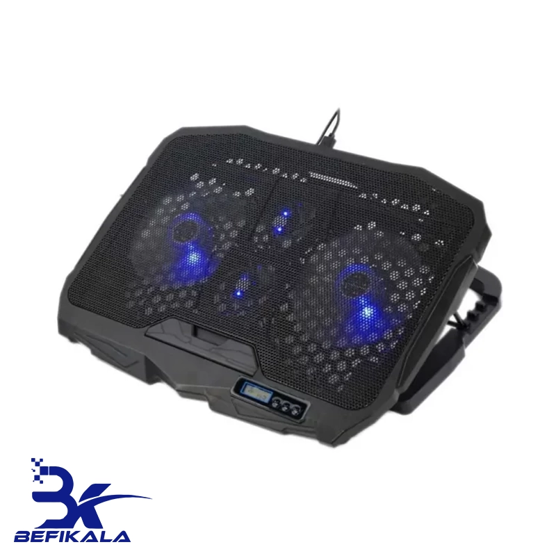 پایه خنک کننده لپ تاپ کول پد مدل LAPTOP COOLER S18 — تصویر ۴