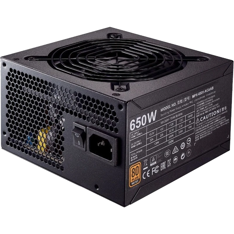 پاور کولر مستر مدل POWER COOLERMASTER BORONZ 650W V2 — تصویر ۲