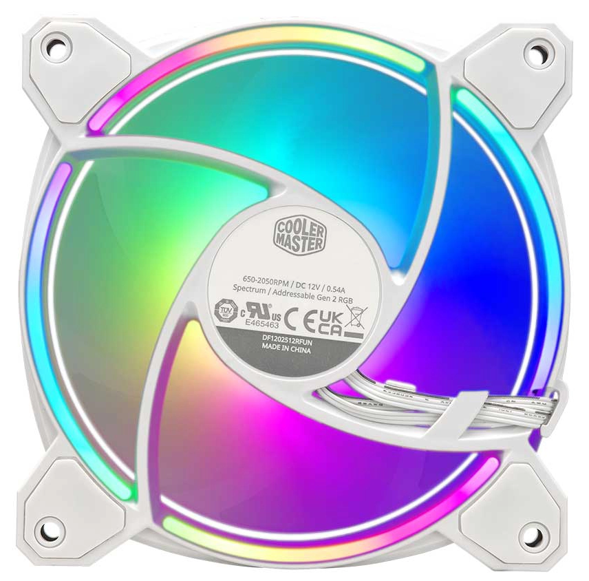 فن کیس کولر مستر مدل FAN COOLERMASTER MF140 HALO2 WHITE — تصویر ۳