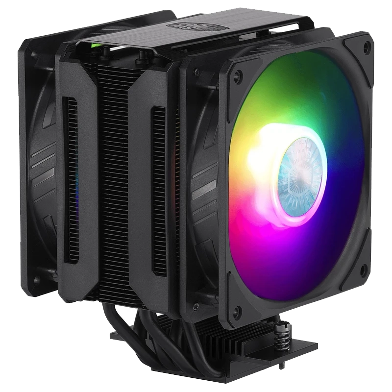 فن خنک کننده سی پی یو کولر مستر مدل AIR COOLER COLERMASTER MA612 STEALTH ARGB — تصویر ۲