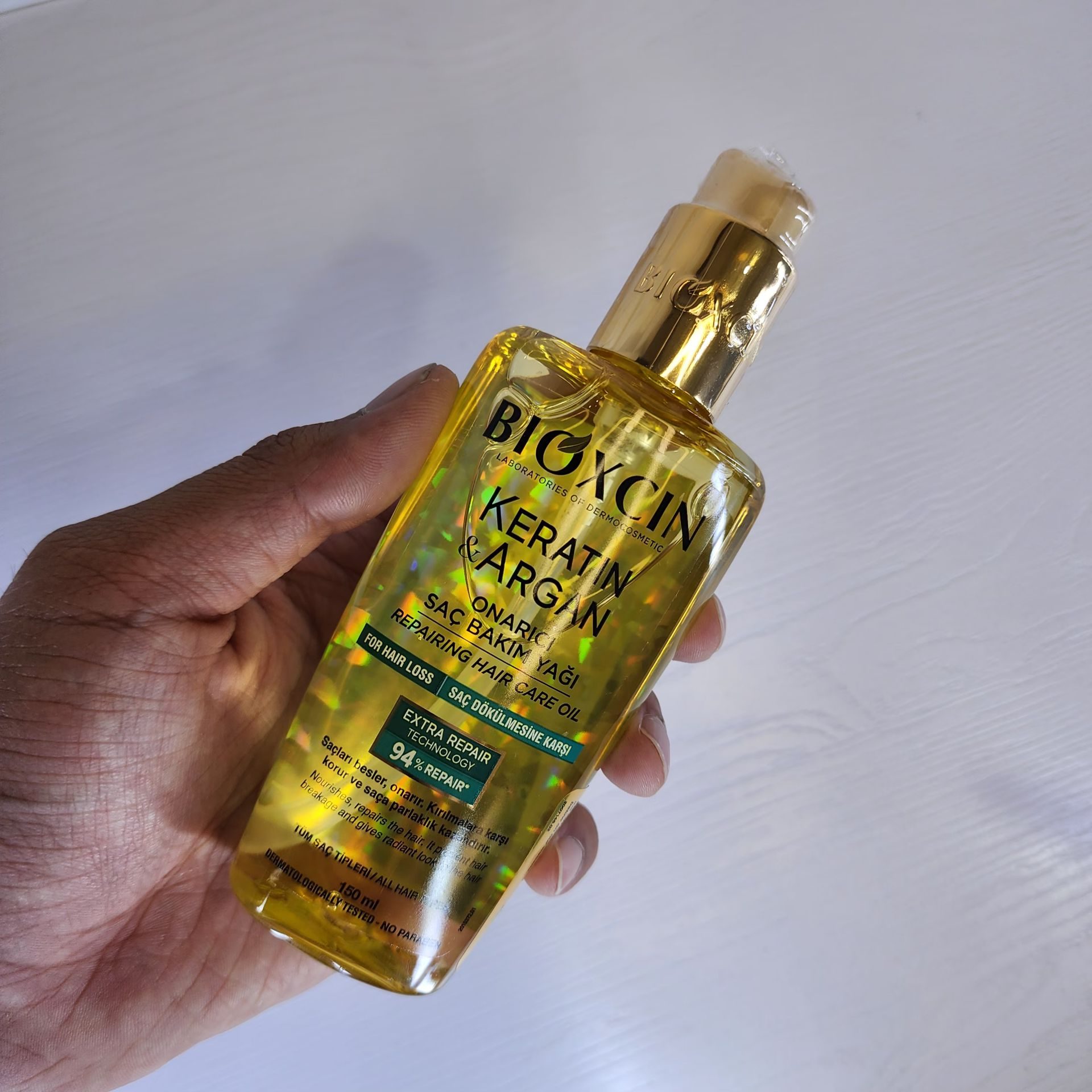 روغن کراتین و آرگان بیوکسین BIOXCIN حجم 150 میل — تصویر ۶
