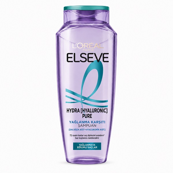شامپو لورال Loreal موهای چرب مدل Hydra Hyaluronic Pure — تصویر ۳
