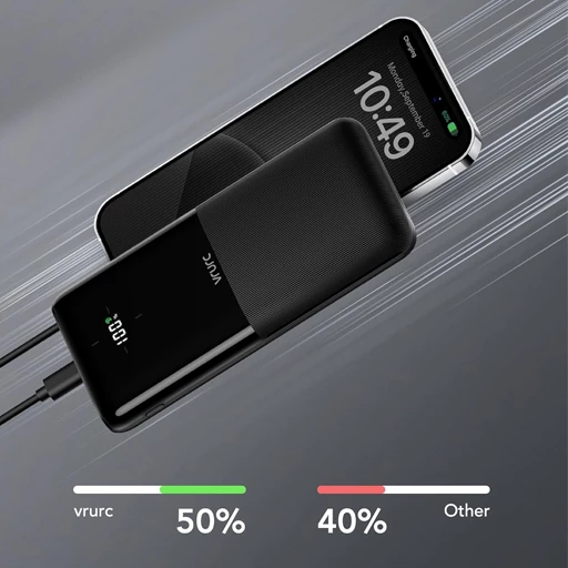 پاور بانک VRURC T2063L با ظرفیت 20000 میلی‌آمپر ساعت — تصویر ۵