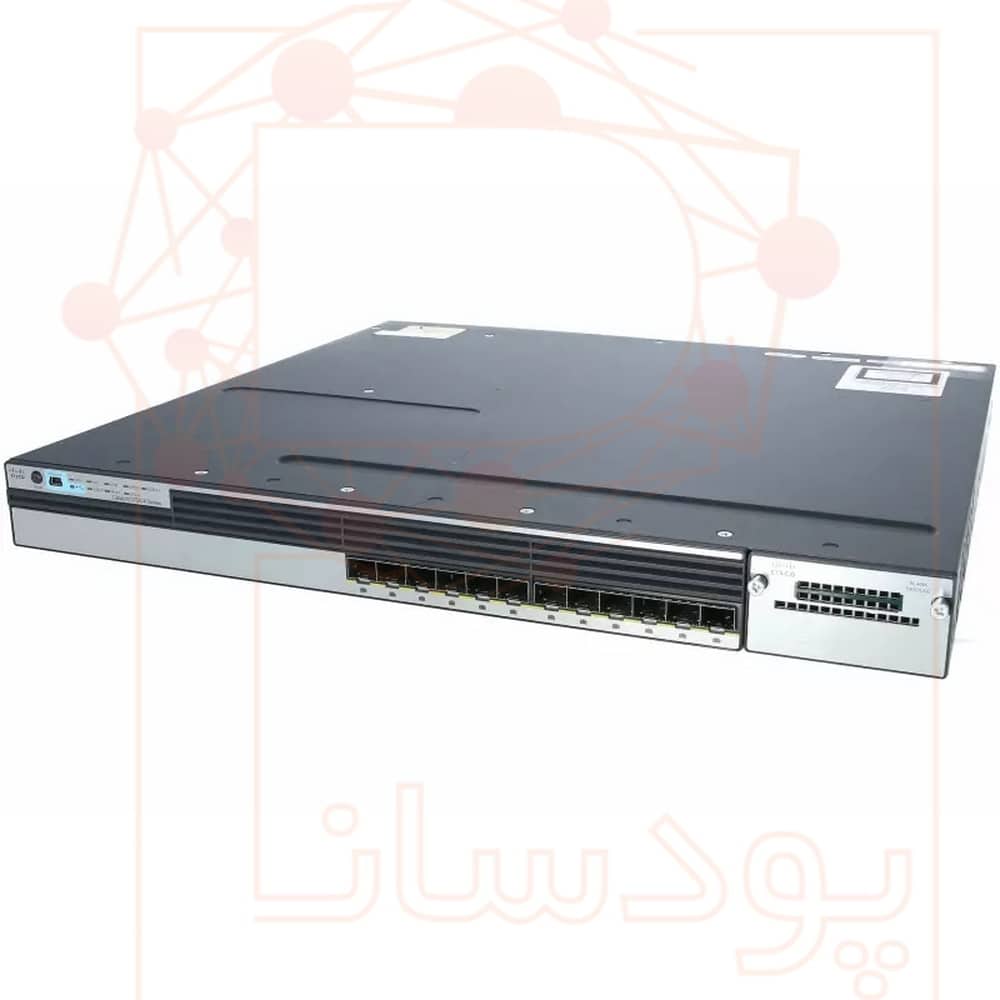 سوئیچ سیسکو 3750 فیبر WS-C3750X-12S-S — تصویر ۳