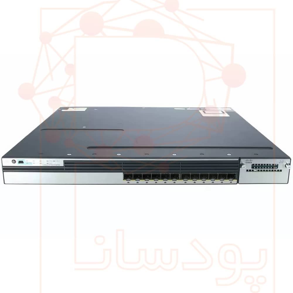 سوئیچ سیسکو 3750 فیبر WS-C3750X-12S-S — تصویر ۴