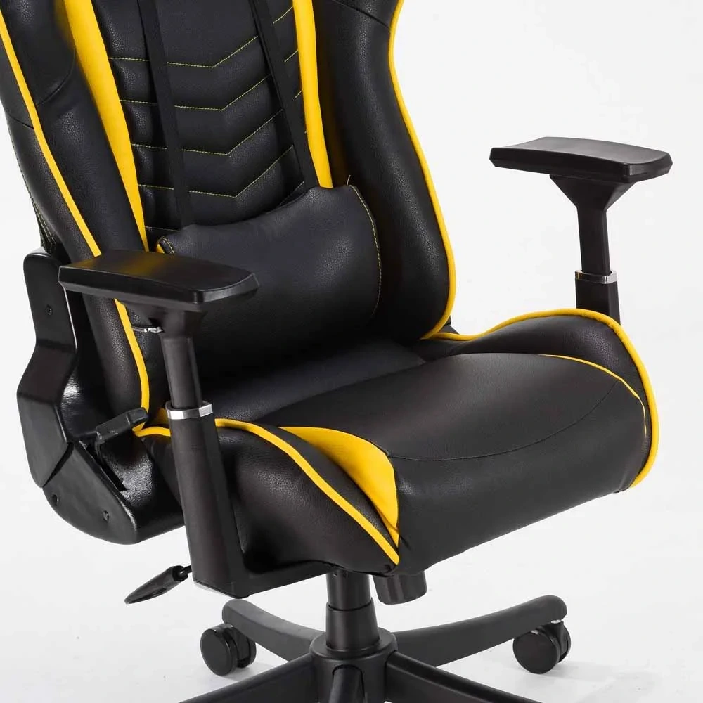 صندلی گیمینگ رنزو RENZO Classic Yellow — تصویر ۷