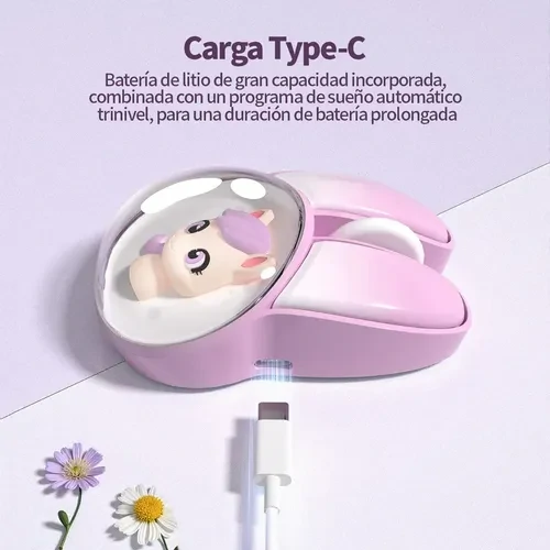 ماوس بی‌سیم مافی M12 Purple — تصویر ۵