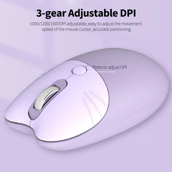 ماوس بی سیم مافی M3AG Purple — تصویر ۴