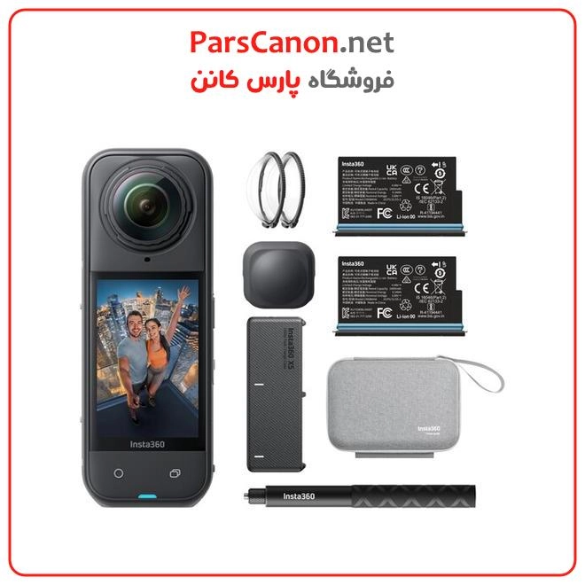 دوربین اکشن اینستا Insta360 X5 360 Action Camera Essentials Bundle — تصویر ۴