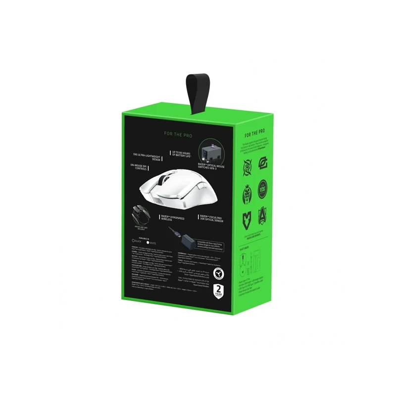 موس بی سیم ریزر Viper V2 Pro White — تصویر ۸