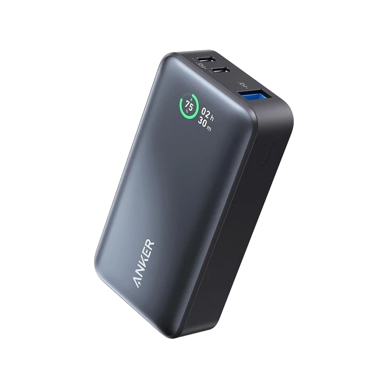 پاوربانک انکر 533 PowerCore A1256 ظرفیت 10000 میلی‌آمپر ساعت توان 30 وات رنگ مشکی