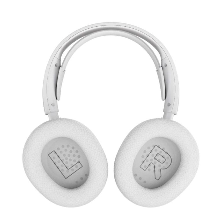 هدست گیمینگ بی‌سیم استیل سریز مدل Arctis Nova 5 Wireless White — تصویر ۴