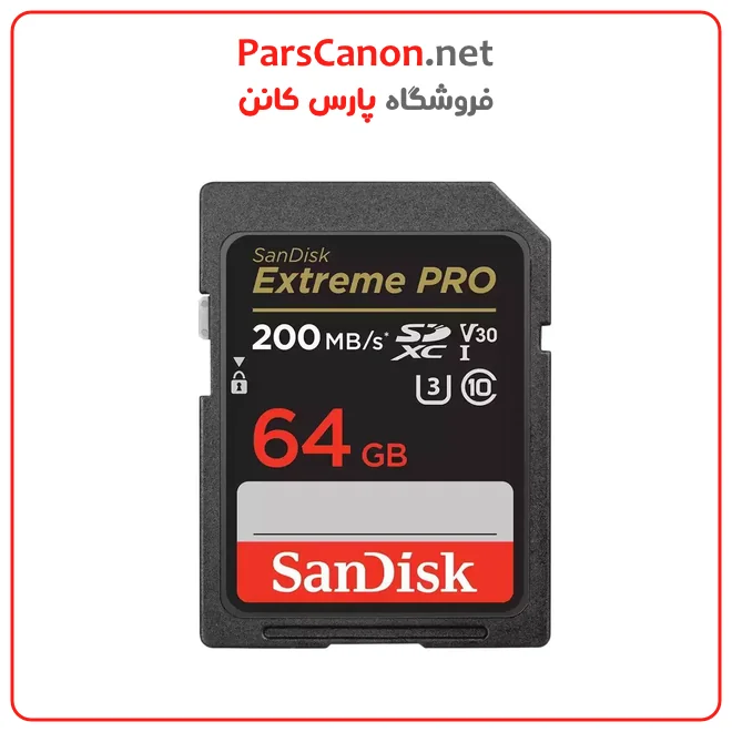 کارت حافظه سندیسک SanDisk SD 64GB Extreme PRO 200MB/s — تصویر ۴