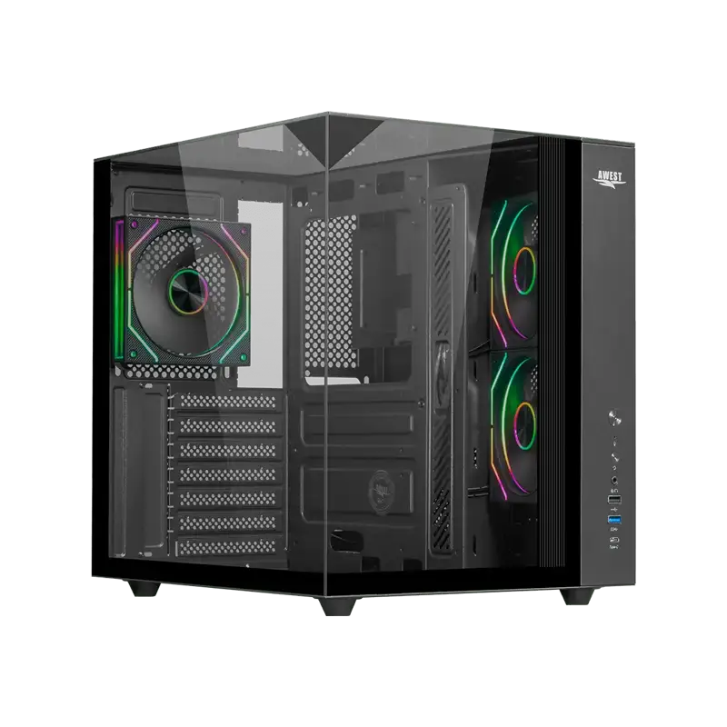 کیس گیمینگ اوست AQ-15TG-B