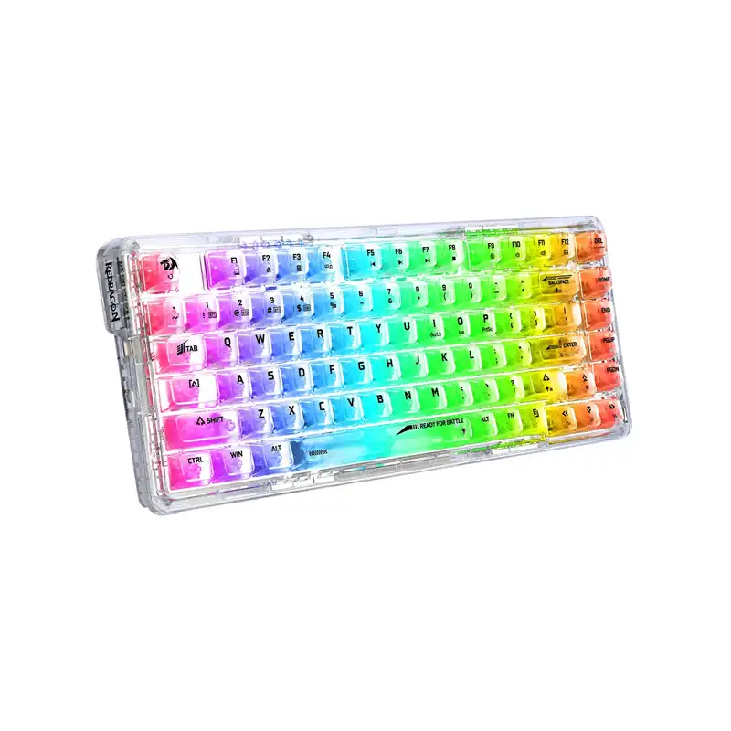 کیبورد بی سیم مکانیکال گیمینگ ردراگون ELF PRO K649 CT RGB — تصویر ۳
