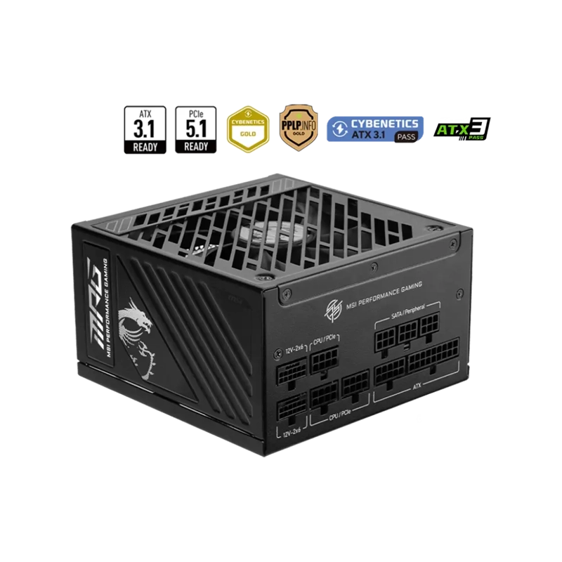 پاور ام اس آی MPG A1250GS PCIE5 — تصویر ۵