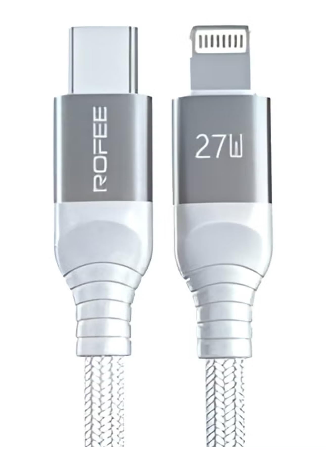 کابل کنفی روفی تایپ سی به لایتنینگ Rofee 27W 505L — تصویر ۳