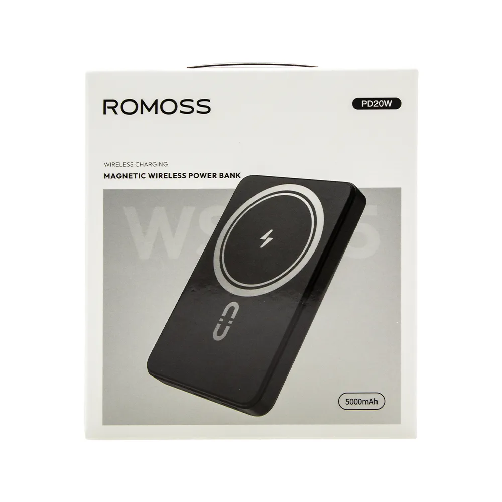 پاوربانک وایرلس (بی‌سیم) 5000mAh روموس مدل WSC05-131 — تصویر ۲