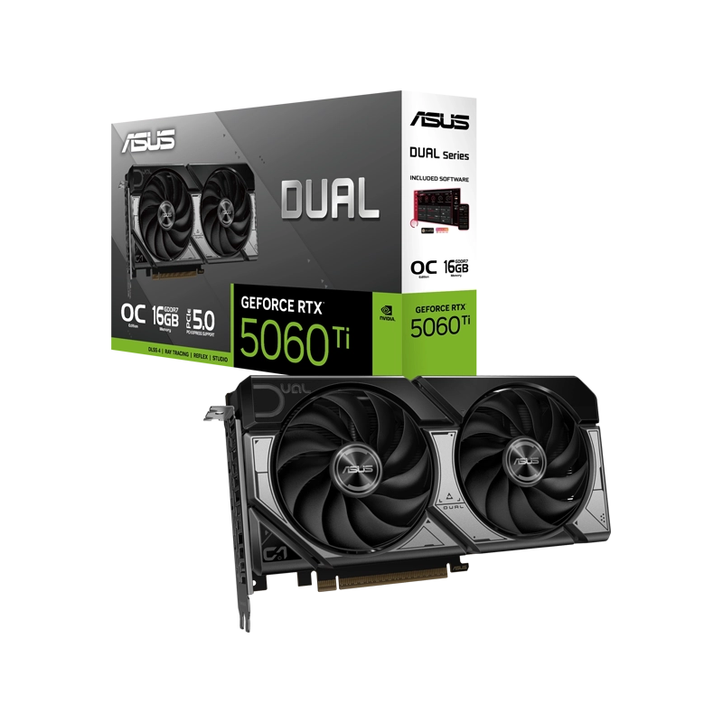کارت گرافیک ایسوس Dual GeForce RTX5060Ti 16GB GDDR7 OC Edition