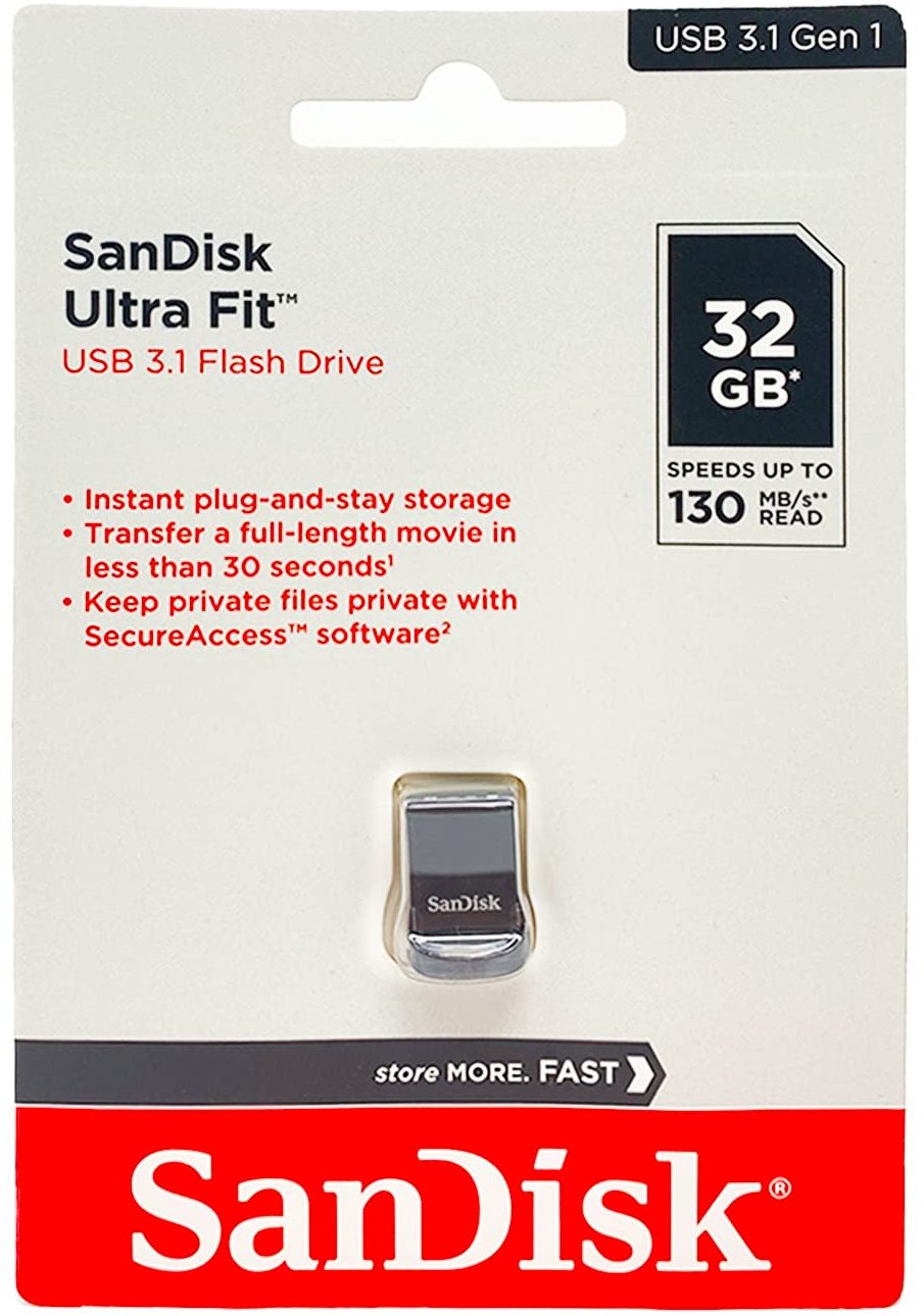 فلش سندیسک 32 گیگابایت / Sandisk Ultra Fit 32GB — تصویر ۲