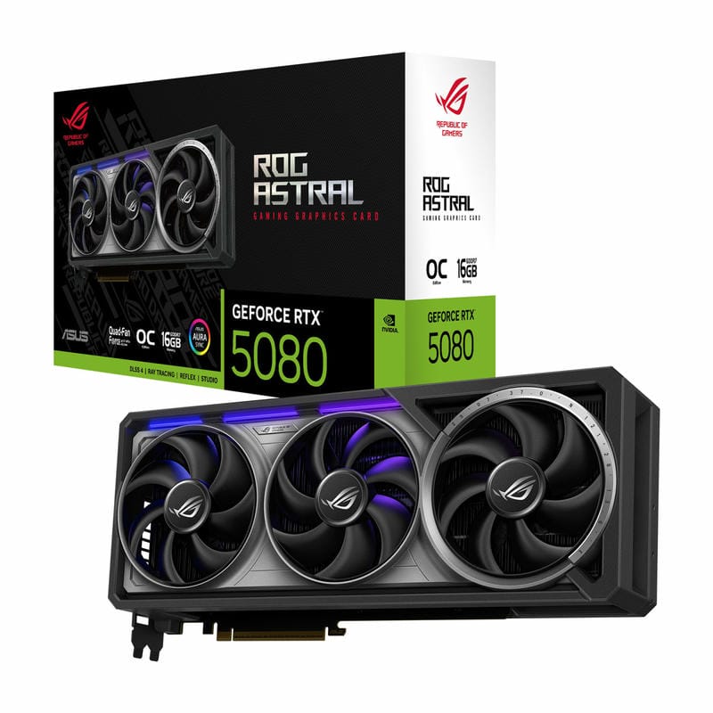 کارت گرافیک ایسوس VGA ASUS RTX 5080 ROG ASTRAL OC 16GB GDDR7