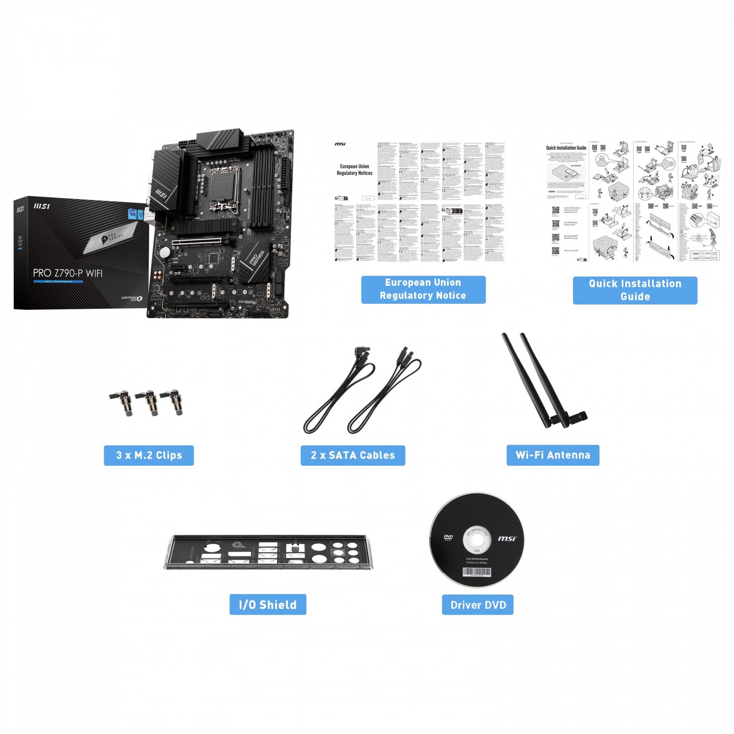 مادربرد ام اس آی MB MSI PRO Z790-P WIFI DDR5 — تصویر ۵