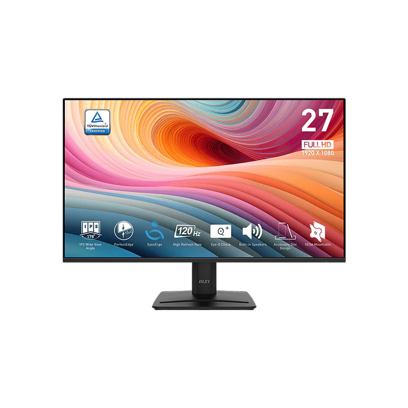 مانیتور ام اس آی 27 اینچ LED MSI PRO MP275 E2 BLACK 27inc IPS