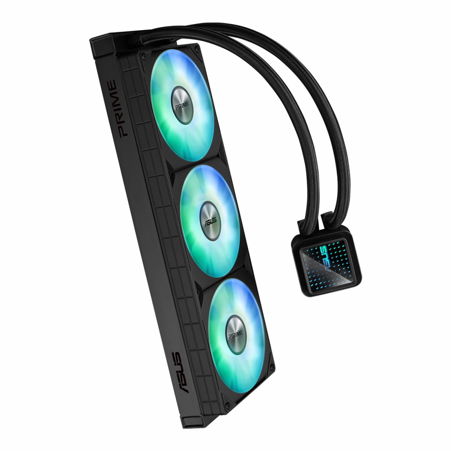 خنک کننده مایع پردازنده ایسوس FAN ASUS LC360 PRIME LCD ARGB 360mm — تصویر ۳