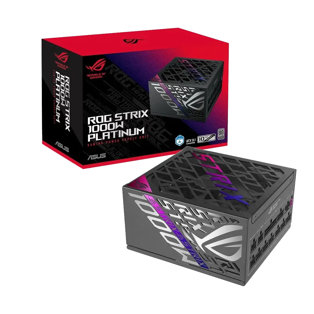 منبع تغذیه کامپیوتر ایسوس ظرفیت 1000 وات POWER ASUS ROG STRIX 1000W PLATINUM