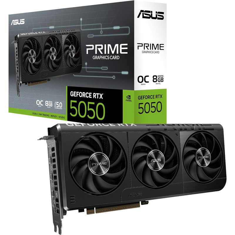 کارت گرافیک ایسوس VGA ASUS RTX 5050 PRIME OC 8GB GDDR6