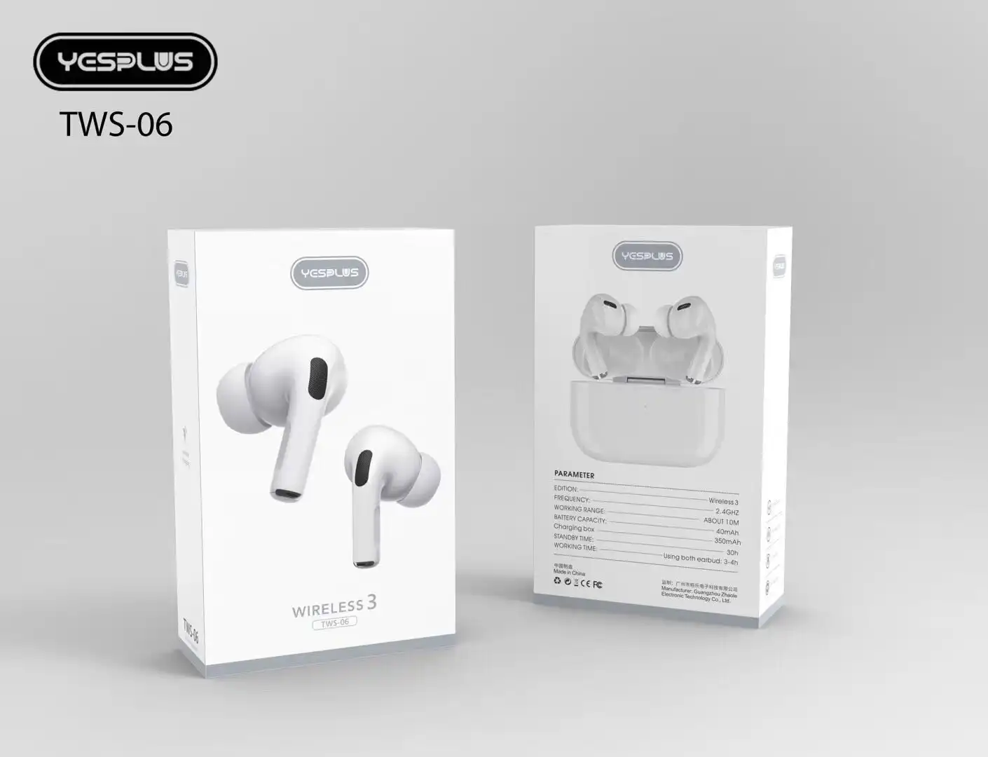 هدفون بلوتوثی یس پلاس مدل TWS-06 Wireless3 — تصویر ۳