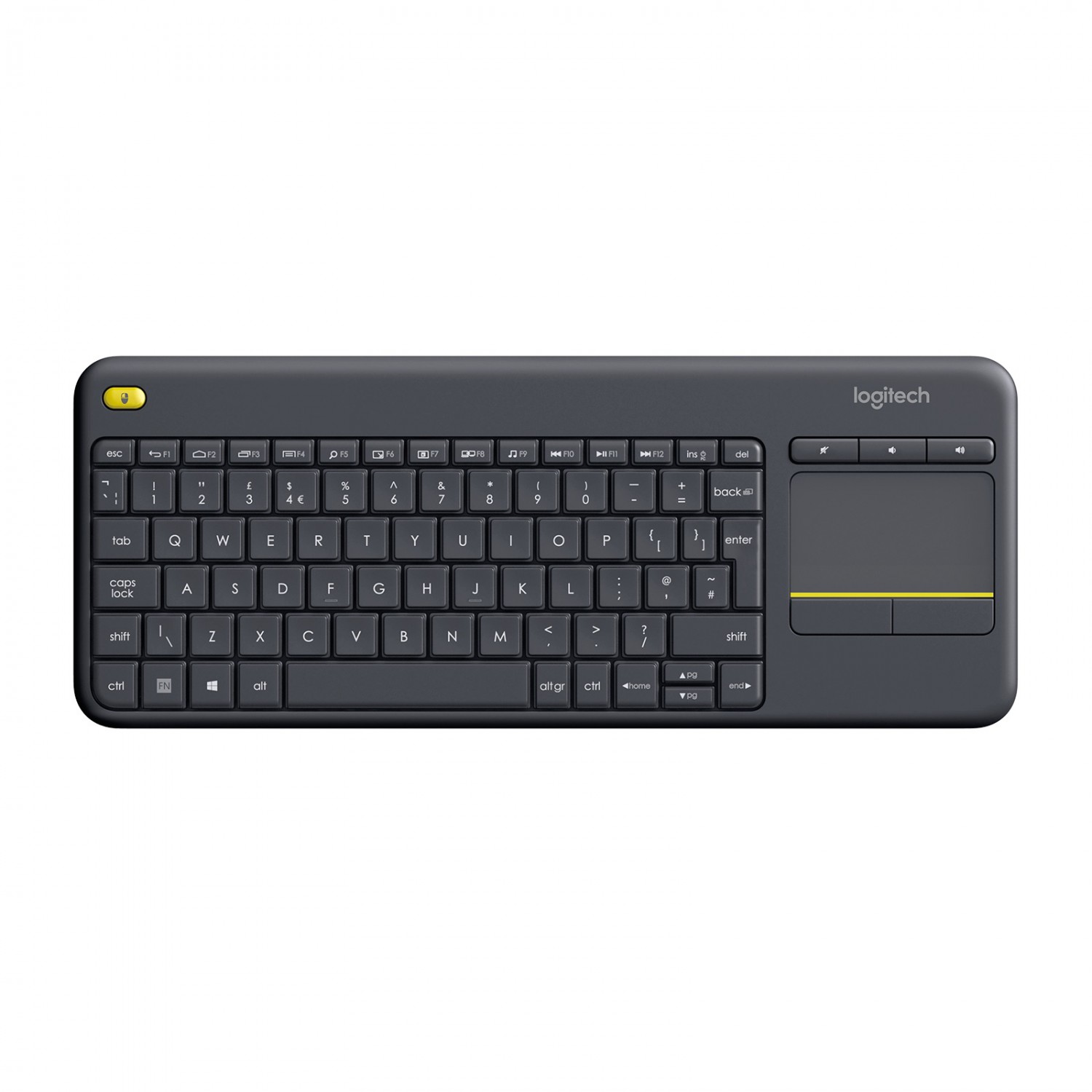کیبورد بی سیم همراه با تاچ پد لاجیتک KEYBOARD LOGITECH K400 PLUS WIRELESS