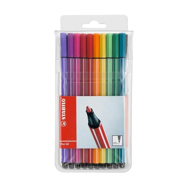 ماژیک نوک نمدی 20 رنگ استابیلو مدل Pen 68 — تصویر ۲