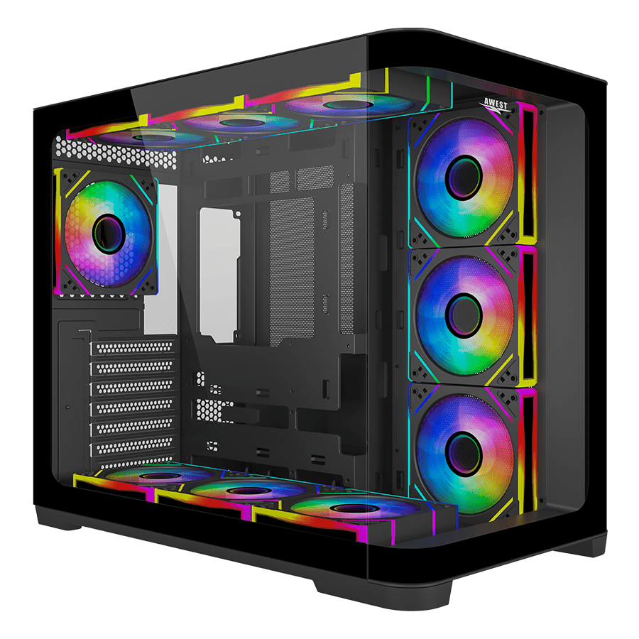کیس کامپیوتر اوست CASE AWEST GT-AQ18-MB — تصویر ۲
