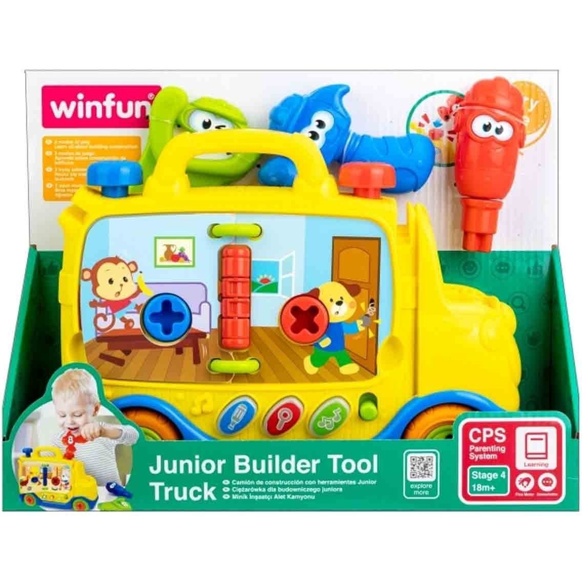 کامیون ابزار آموزشی موزیکال وین فاین winfun کد 00795