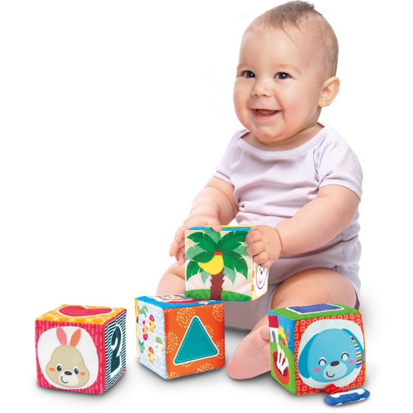 مکعب حیوانات پولیشی 4 تیکه وین فاین winfun کد 00178