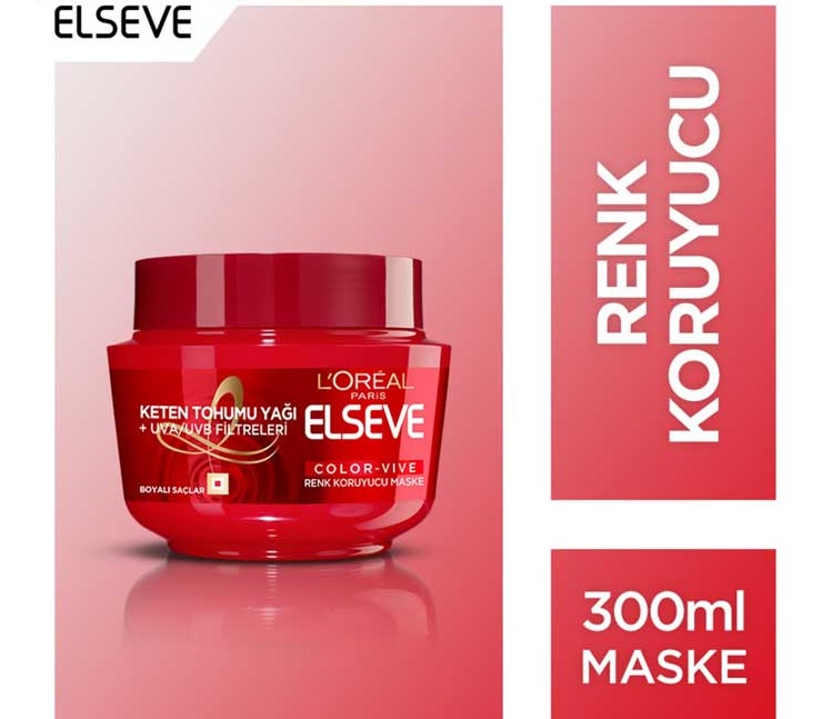 ماسک موی رنگ شده لورآل Elseve مدل Color Vive حجم 300 میلی لیتر — تصویر ۳