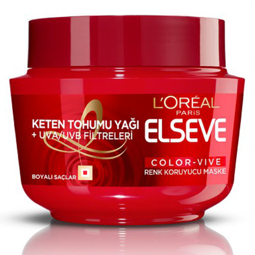 ماسک موی رنگ شده لورآل Elseve مدل Color Vive حجم 300 میلی لیتر