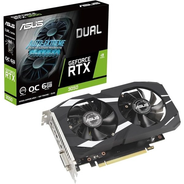 کارت گرافیک ایسوس ASUS Dual GeForce RTX 3050 OC Edition 6GB GDDR6