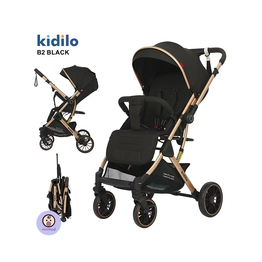 کالسکه مسافرتی چمدانی دسته دو طرفه مدل B2 برند کیدیلو KIDILO — تصویر ۳