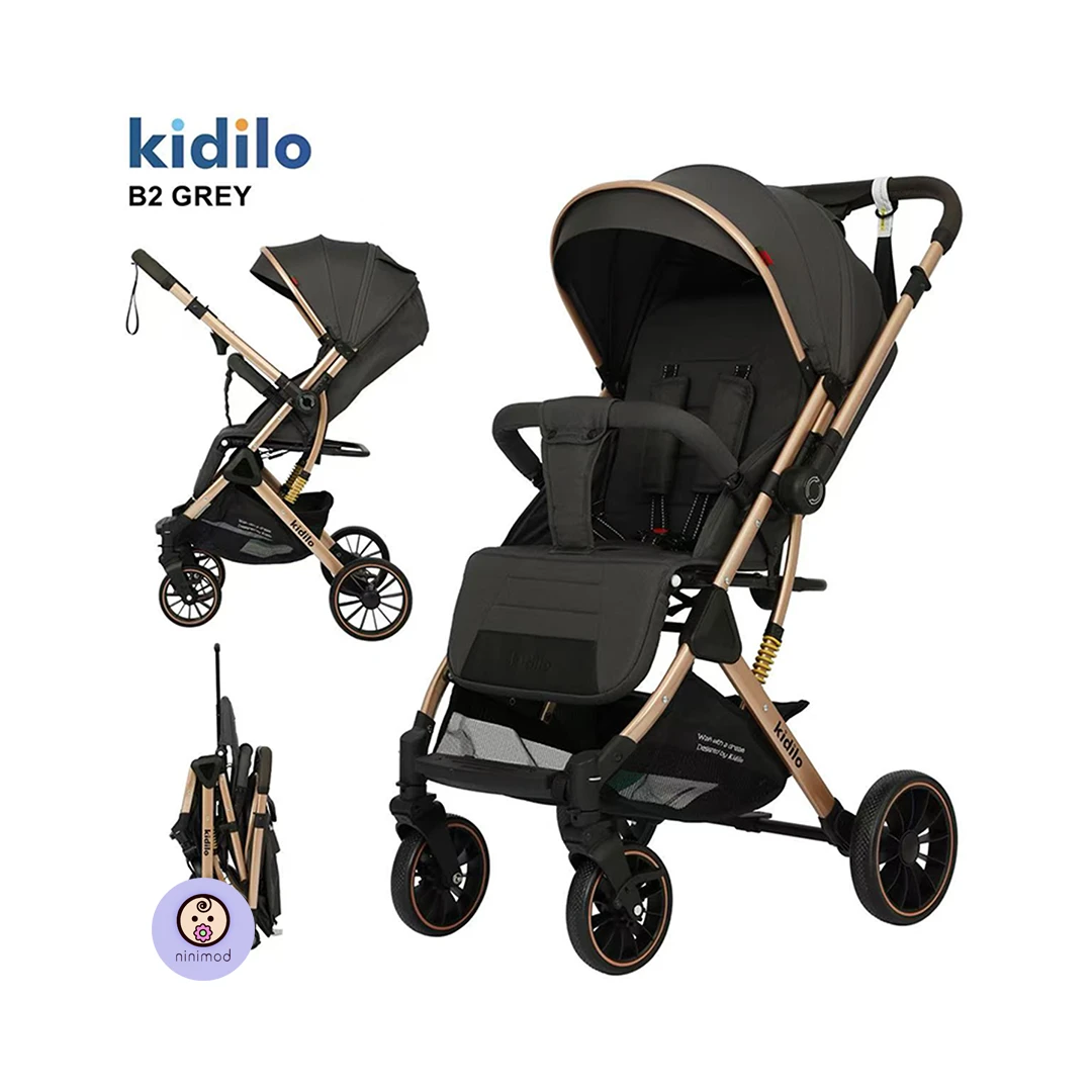 کالسکه مسافرتی چمدانی دسته دو طرفه مدل B2 برند کیدیلو KIDILO — تصویر ۵
