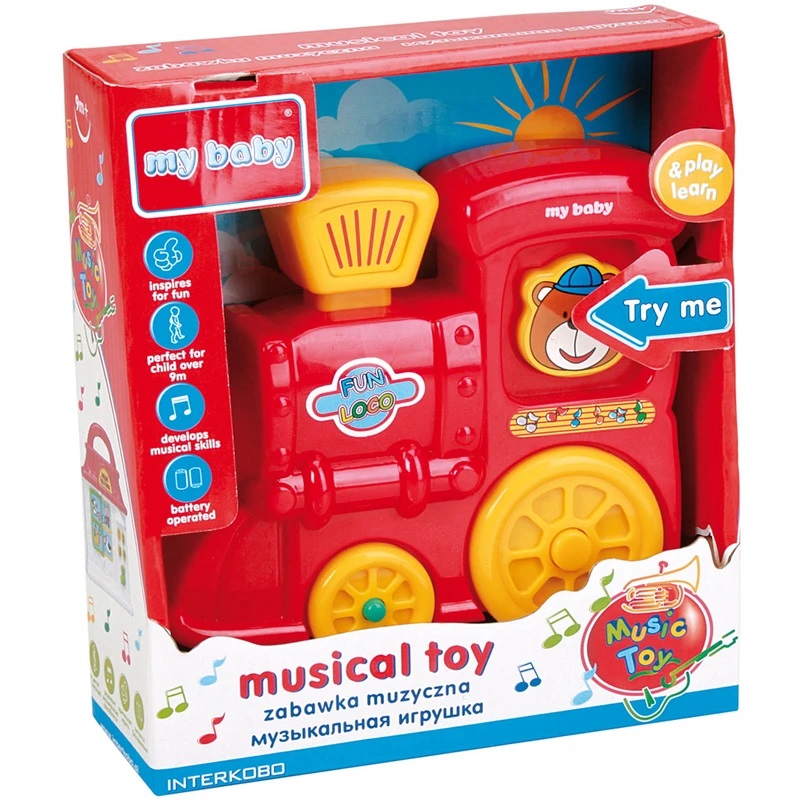 اسباب بازی آموزشی مدل Train برند مای بیی تویز خارجی MybabyToys کد ART.23946