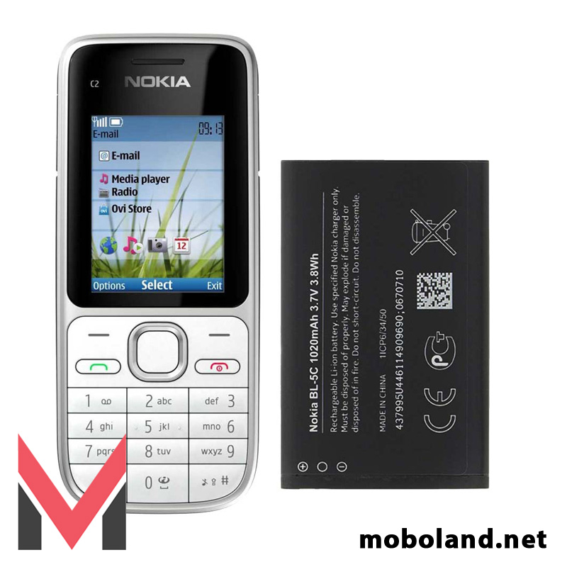 باتری اصلی گوشی نوکیا Nokia C2-00 BL-5C — تصویر ۵