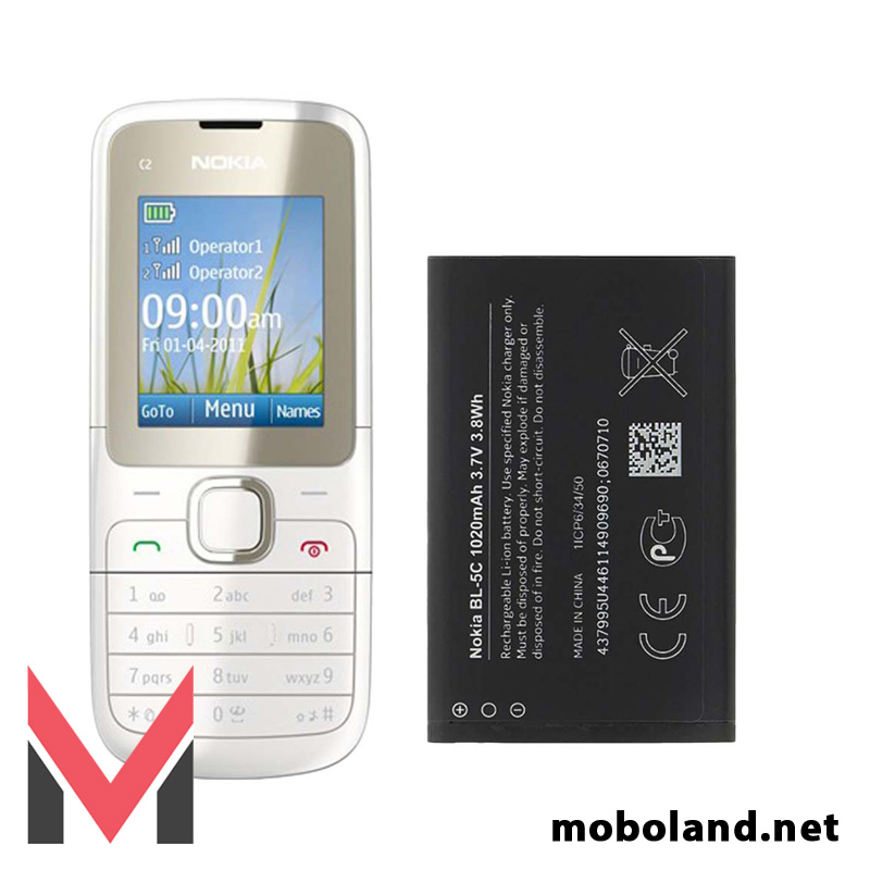 باتری اصلی گوشی نوکیا Nokia C2-00 BL-5C