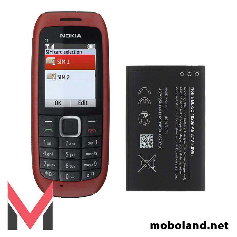 باتری اصلی گوشی نوکیا Nokia C1-00 BL-5C