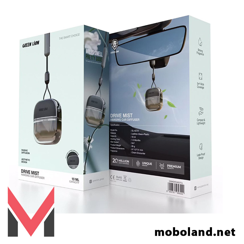 خوشبو کننده خودرو گرین لاین Green Lion Drive Mist Hanging Car Diffuser — تصویر ۶