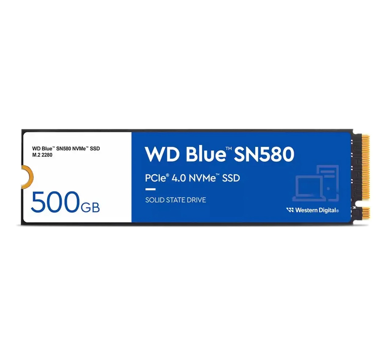 هارد اس اس دی اینترنال وسترن دیجیتال M2 WD Blue SN580 NVMe 500GB