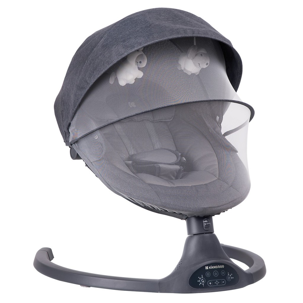 گهواره برقی کیکابو KIKKABOO مدل swing Codie (طوسی تیره)