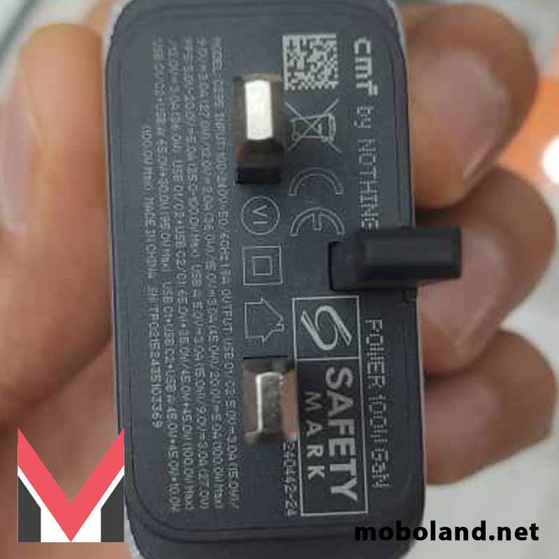 شارژر 100 وات اصلی سی ام اف ناتینگ Nothing CMF 100W — تصویر ۴