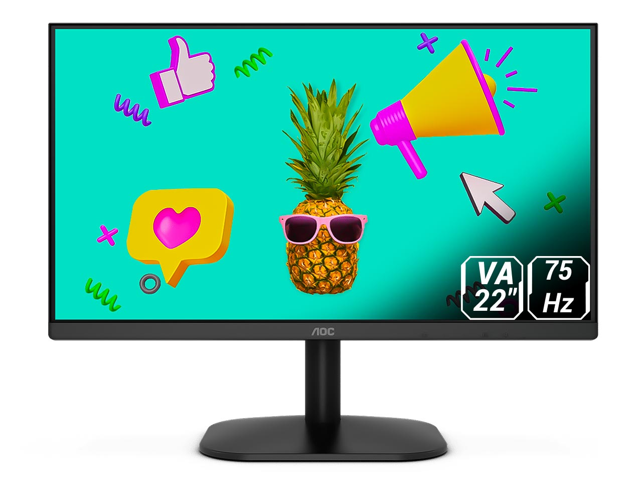 مانیتور ای او سی 22 اینچ MONITOR LED AOC 22B2HN